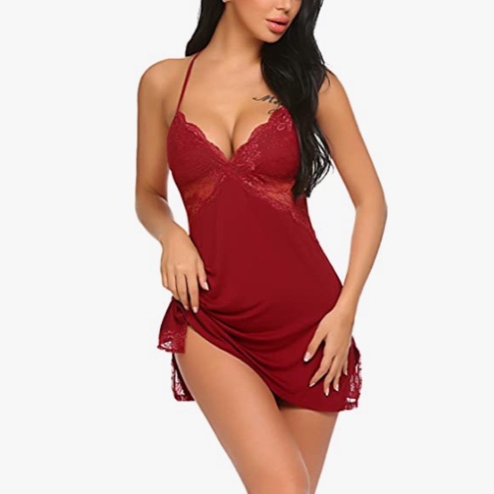 AvidLove Sexy BabyDoll Night Gown/Lingerie